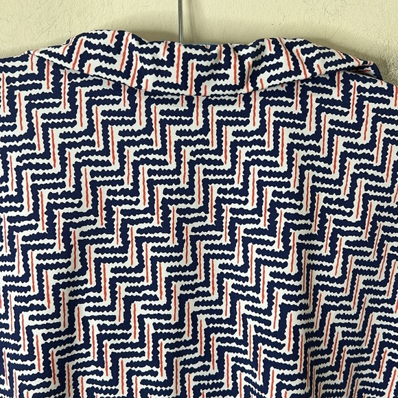 J. McLaughlin Durham Ruffle Top Catalina Cloth 3/4 Sleeve Size XL - Picture 10 of 16